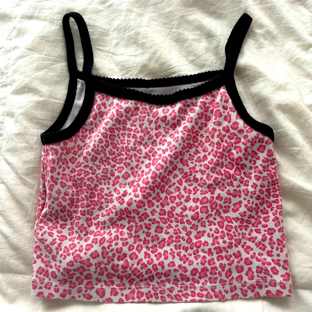 Brandy Melville Cheetah Print Tank Top